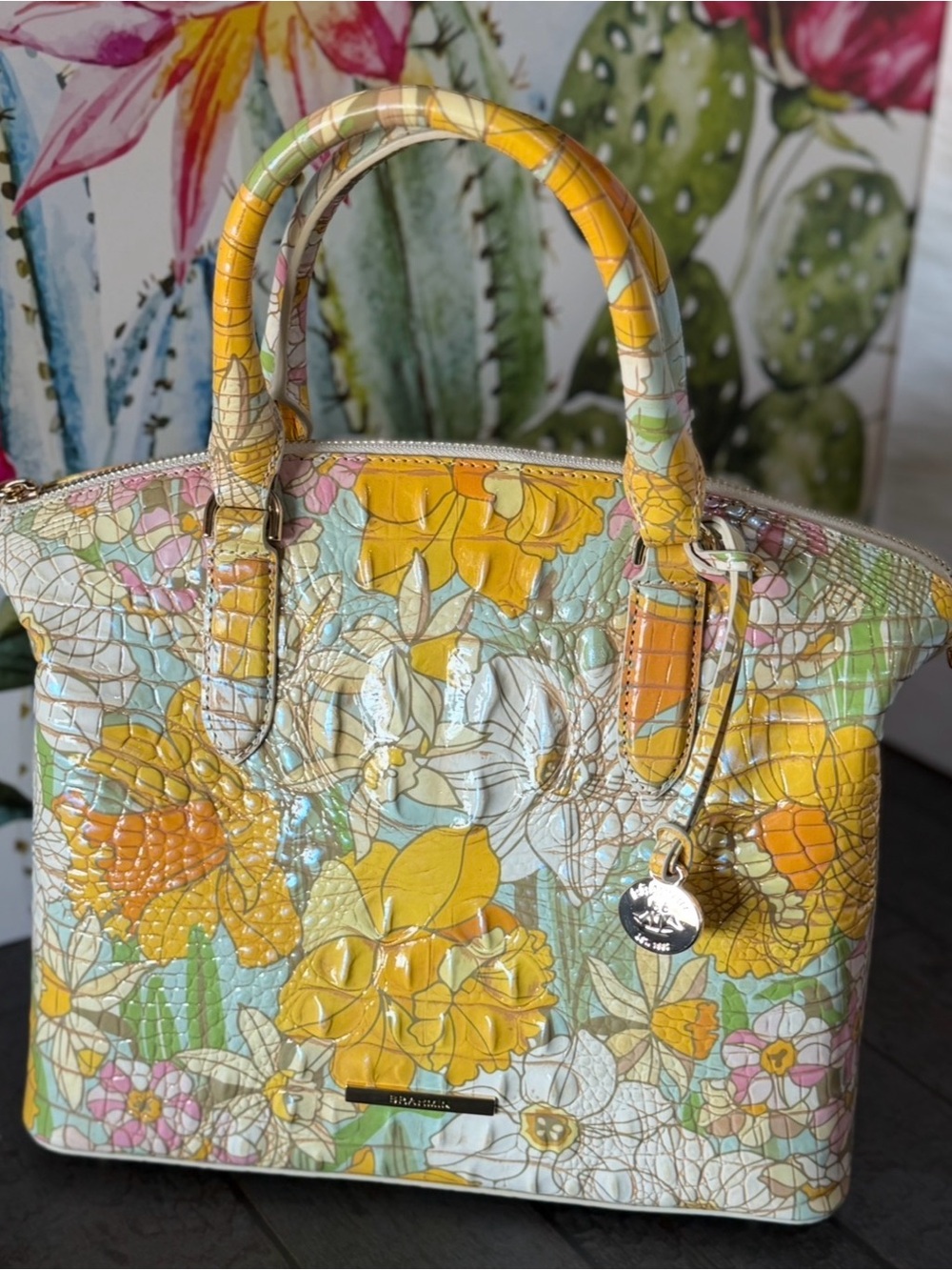Brahmin DAFFODIL MED DUXBURY NWT Limited Edition FIRM - Picture 2 of 14